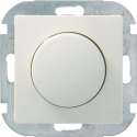 PLIEGER dimmer - serie Luna - 12V halogeen met elektronische trafo - 50 - 500 watt - druk aan/uit - wit