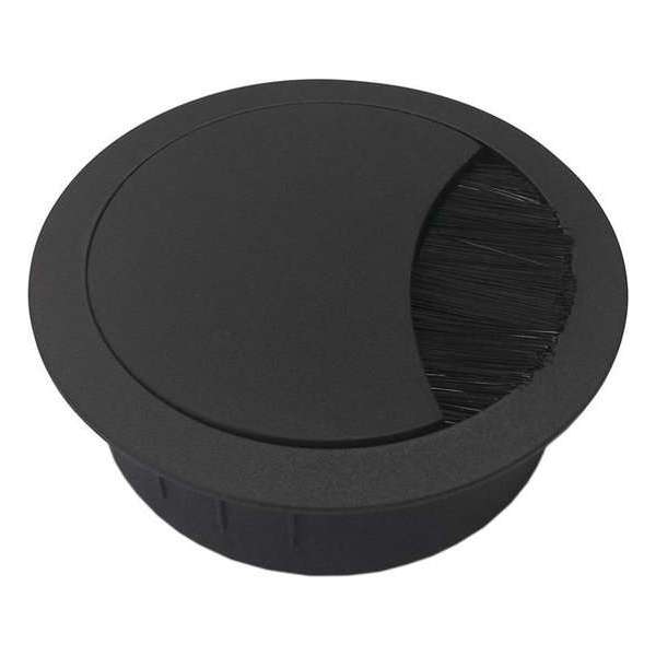 Kabeldoorvoer 60 mm aluminium mat zwart (set van 2) Kabeldoorvoer 60 mm aluminium mat zwart (set van 2)