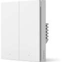 AQARA Smart Wall Switch H1 (geen nuldraad, dubbele drukker), Zigbee 3.0 - Homekit