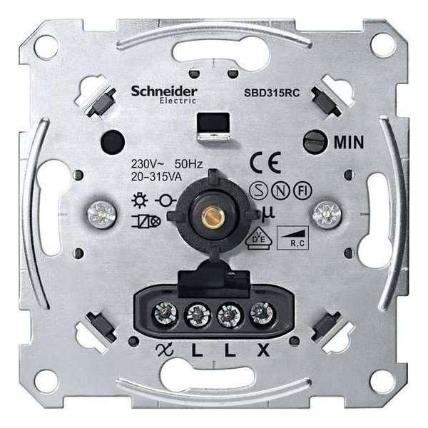 SCHNEIDER ELECTRIC dimmer basiselement | tronic | 20 tot 315 watt | SCHNEIDER ELECTRIC dimmer basiselement | tronic | 20 tot 315 watt |