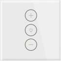 Slimme Dimmer - WiFi - App Bediening - inbouw dimmer - Touch paneel - Wit glas - Alexa - Google- WiFi - Lichtschakelaar - Tuya