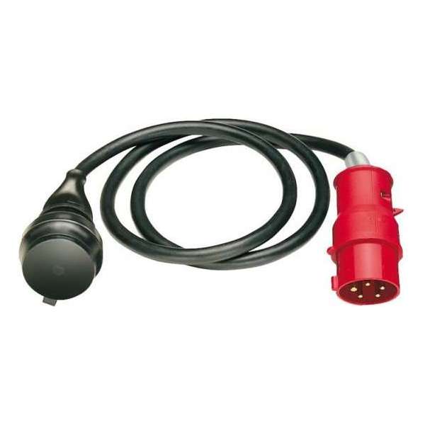 Brennenstuhl Adapterkabel Cee Ip44 400v 1,5 Meter Rubber Zwart Brennenstuhl Adapterkabel Cee Ip44 400v 1,5 Meter Rubber Zwart