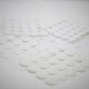 90 paar Velcro zelfklevende rondjes Mix in maten diameter 10 20 25 30mm Kleur Wit Klittenband Rond