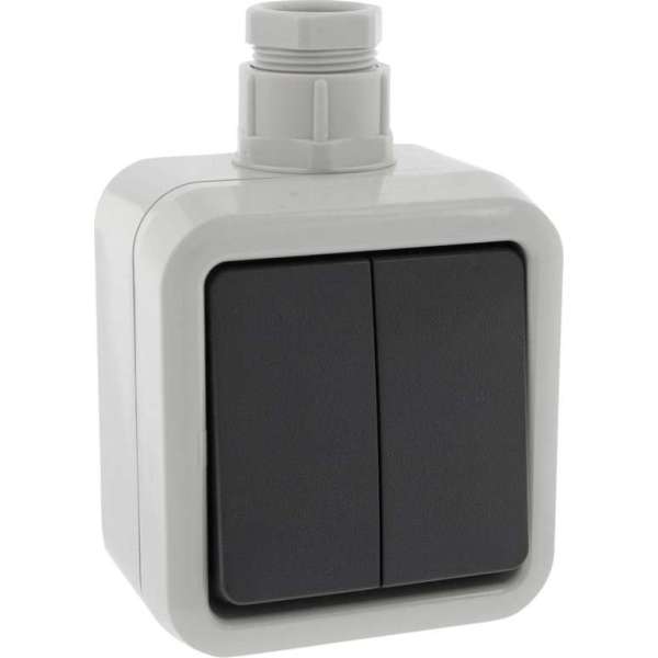 Peha schakelaar - spatwaterdicht - opbouw - serie - met wartel M20 Peha schakelaar - spatwaterdicht - opbouw - serie - met wartel M20