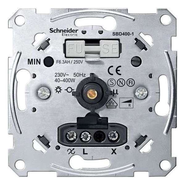 Sokkel - Draaidimmer Druk-Uit-Schakelaar - Merten - Schneider Electric - MTN5131-0000 Sokkel - Draaidimmer Druk-Uit-Schakelaar - Merten - Schneider Electric - MTN5131-0000
