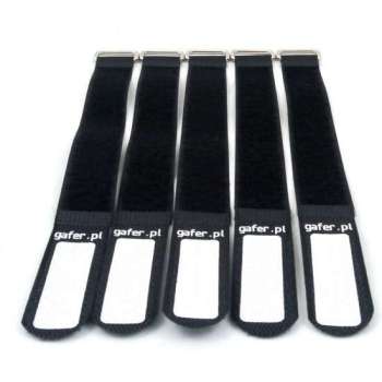 GAFER.PL Tie Straps - kabelbinders - 25x260mm - 5 stuks - zwart