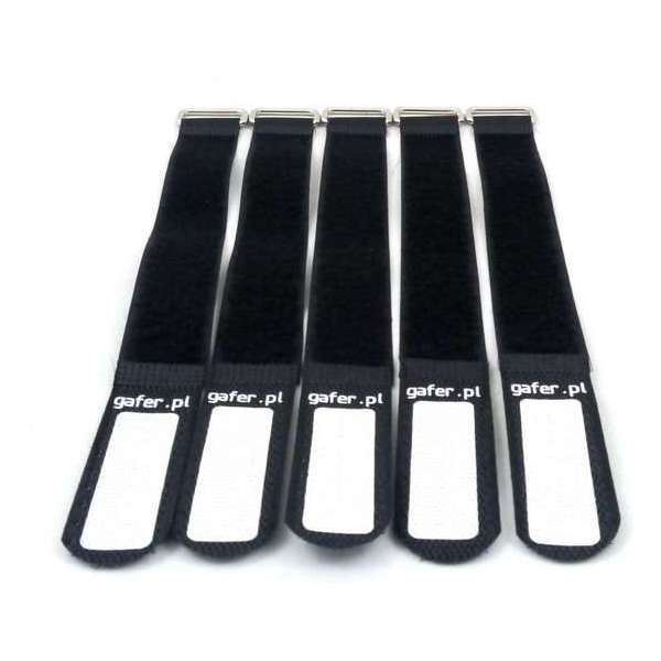 GAFER.PL Tie Straps - kabelbinders - 25x260mm - 5 stuks - zwart GAFER.PL Tie Straps - kabelbinders - 25x260mm - 5 stuks - zwart