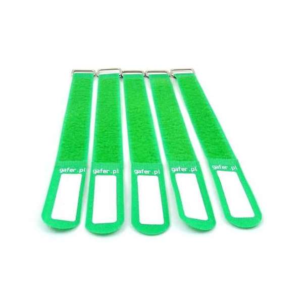 GAFER.PL Tie Straps - kabelbinders - 25x550mm - 5 stuks - groen GAFER.PL Tie Straps - kabelbinders - 25x550mm - 5 stuks - groen