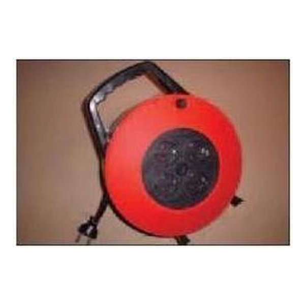Deltac kabelhaspel cable reel 15m 15 meter Zwart/Rood electriciteitssnoer Deltac kabelhaspel cable reel 15m 15 meter Zwart/Rood electriciteitssnoer
