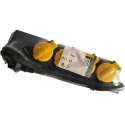 Q-Link Stekkerdoos voor buiten- 4-voudig - Randaarde - IP44 Spatwaterdicht - 3 x 1.5 mm2 Neopreen kabel - 3 meter - Zwart