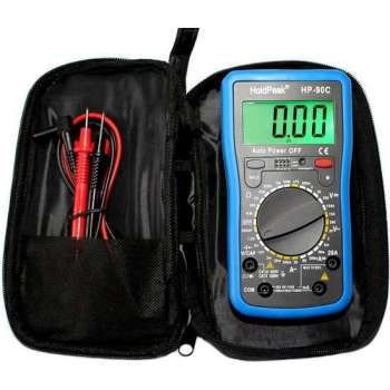 Multimeter met Batterij Tester