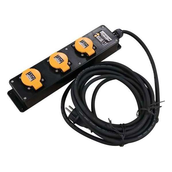 Relectric Pro Stekkerdoos – 3-voudig – 5 meter – IP44 – 3200W - RELEC492275 Relectric Pro Stekkerdoos – 3-voudig – 5 meter – IP44 – 3200W - RELEC492275