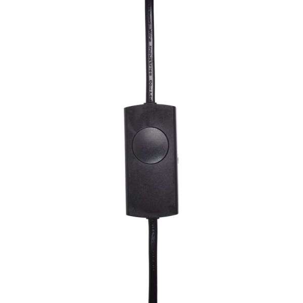 Tradim 64202 LED snoerdimmer 1-100 Watt zwart Tradim 64202 LED snoerdimmer 1-100 Watt zwart
