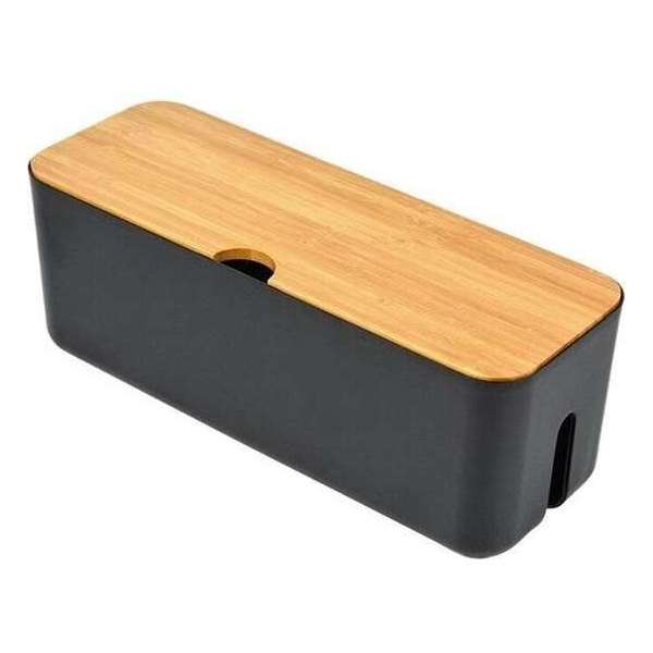 KabelBox Opbergbox Zwart KabelBox Opbergbox Zwart