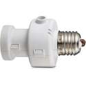 Schemer schakelaar + timer - E27 fitting- wit