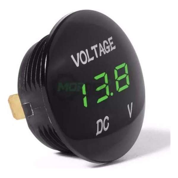 Voltmeter digitaal inbouw 5-48V |Auto, motorfietsen, boot | waterdicht en stofdicht| Groen | 36x16mm Voltmeter digitaal inbouw 5-48V |Auto, motorfietsen, boot | waterdicht en stofdicht| Groen | 36x16mm