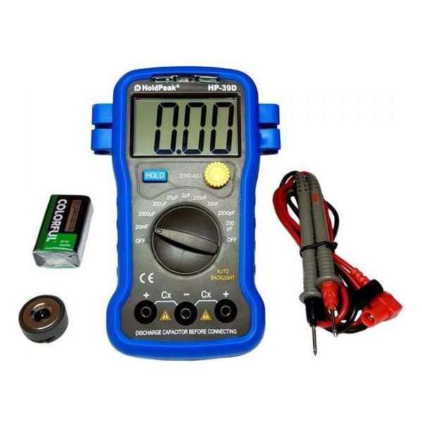 Multimeter met batterijtester Multimeter met batterijtester
