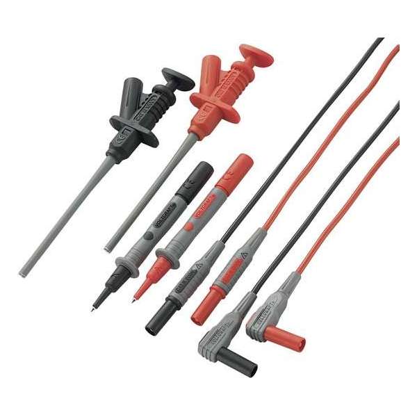 VOLTCRAFT MS-6 Veiligheidsmeetsnoerenset 1.20 m Zwart, Rood VOLTCRAFT MS-6 Veiligheidsmeetsnoerenset 1.20 m Zwart, Rood