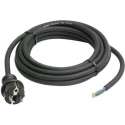 Neopreen buiten kabel 5 meter - 3x 1.5mm met stekker