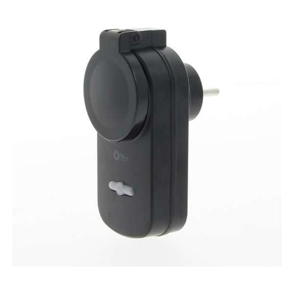 PROFILE QNECT extra draadloos stopcontact - IP44 (buiten gebruik) - max 3680W - zwart PROFILE QNECT extra draadloos stopcontact - IP44 (buiten gebruik) - max 3680W - zwart