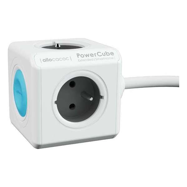 Allocacoc 10900/FREXSH PowerCube Extended SmartHome, stekkerdoos Type E, 4 sockets, 1.5m, wit/grijs (BN1020) Allocacoc 10900/FREXSH PowerCube Extended SmartHome, stekkerdoos Type E, 4 sockets, 1.5m, wit/grijs (BN1020)