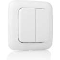 SMARTWARES WANDSCHAKELAAR DUBBEL DRAADLOOS SH5-TSW-B