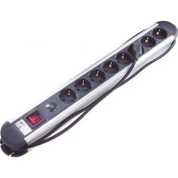 Goobay NK Protector 7-8 Overspanningsbeveiliging 8 AC-uitgang(en) 1,4 m Zwart