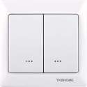 Z-Wave dual wall switch (White)