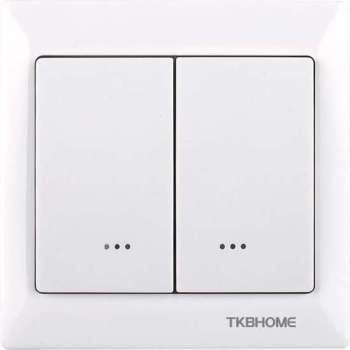 Z-Wave dual wall switch (White)