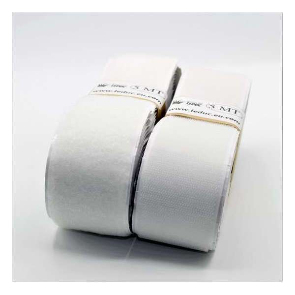 5 METER Zelfklevend Klittenband – Witte Velcro - 2 x 5 m – 5 cm breed 5 METER Zelfklevend Klittenband – Witte Velcro - 2 x 5 m – 5 cm breed