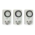 Chacon Tijdschakelaar / schakelklok Set van 3 stuks 3680W