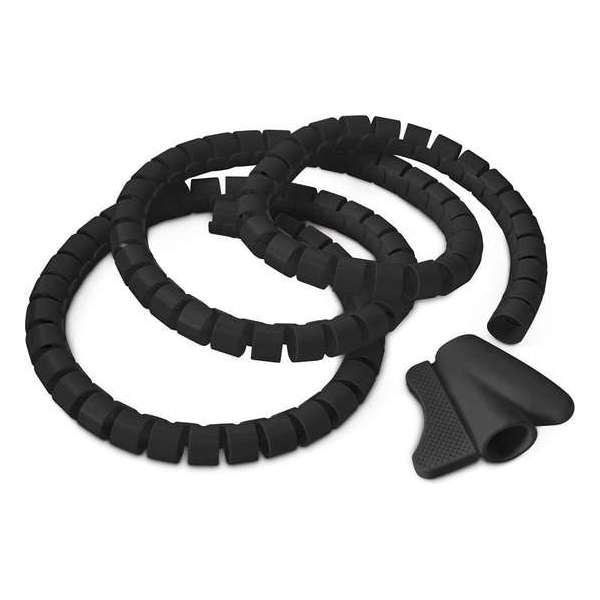 relaxdays Flexibele kabelspiraal zwart, kabel bundel set, cable bundle tube relaxdays Flexibele kabelspiraal zwart, kabel bundel set, cable bundle tube