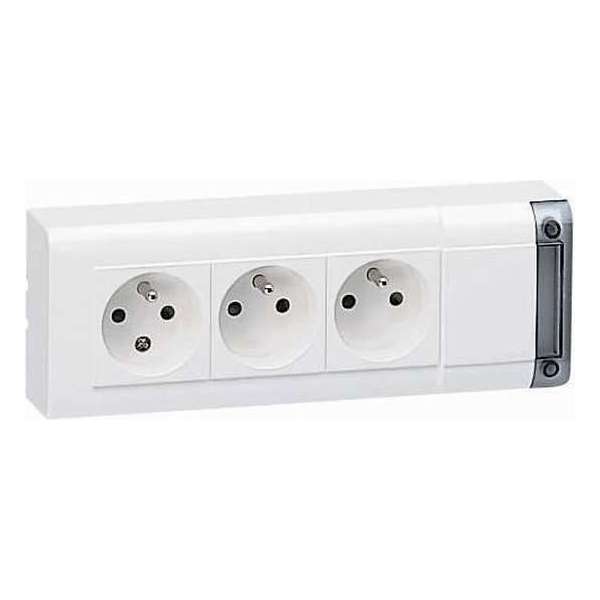 LEGRAND Stekkerdoos 3 stekkers zonder snoer LEGRAND Stekkerdoos 3 stekkers zonder snoer