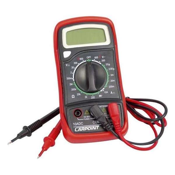 Carpoint Digitale Multimeter Carpoint Digitale Multimeter