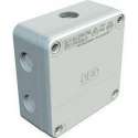 ""OBO Kabeldoos met 3 wartels M20, 4-6mm2 400V, IP67 110x110x50, PP, lichtgr""