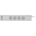 DrPhone SPS3 Wifi Smart Stekkerdoos - Plug Socket - 4x USB poorten - Voice Control Met Alexa Google Home Tuya app