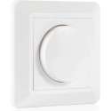 Led dimmer 5 tot 200W fase afsnijding Wit - Led Dimmer 5 tot 200W wit universeel - Led dimbaar inbouw