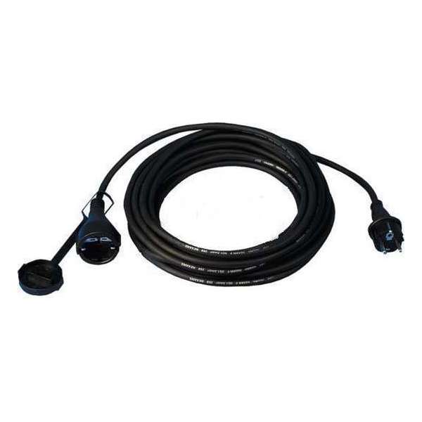 Verlengkabel H07RN-F zwart 3x1,5mm² - 15 mater Verlengkabel H07RN-F zwart 3x1,5mm² - 15 mater