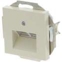 Gira SY55 Telefoon/Data Wandcontactdoos - Inbouw - Cat3 - 2 x 8-polig - Crème