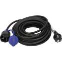 10 meter verlengsnoer - IP44 outdoor - Rubberkabel - H07RN-F