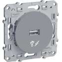 USB-oplader - Aluminium - Odace - Schneider Electric - S530408