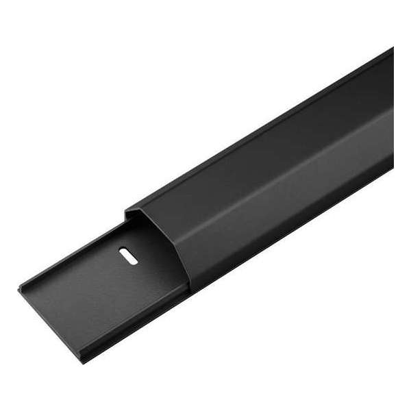 Wentronic 90724 Straight cable tray Zwart kabelgoot Wentronic 90724 Straight cable tray Zwart kabelgoot