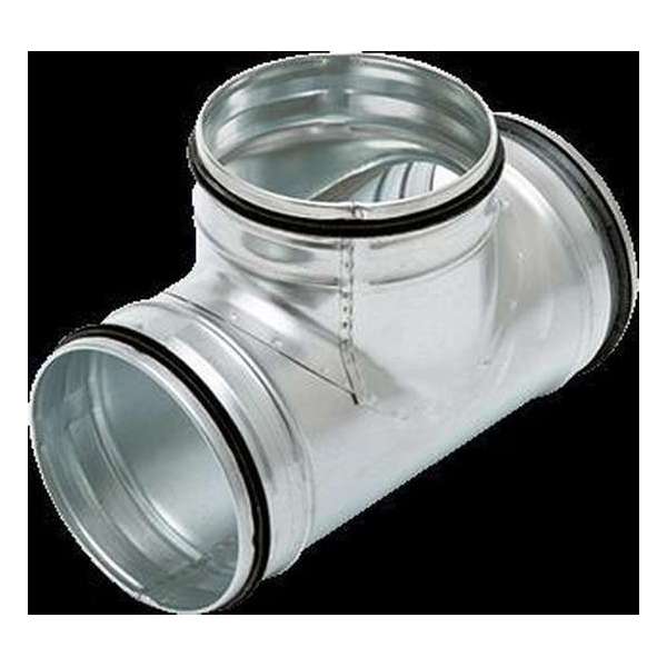 Spiralo T-stuk 90° 125-80mm Spiralo T-stuk 90° 125-80mm