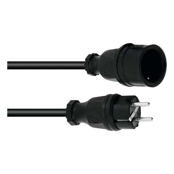 Eurolite verlengsnoer buiten 1.5 m – verlengkabel buiten – waterdicht – geaard Eurolite verlengsnoer buiten 1.5 m – verlengkabel buiten – waterdicht – geaard