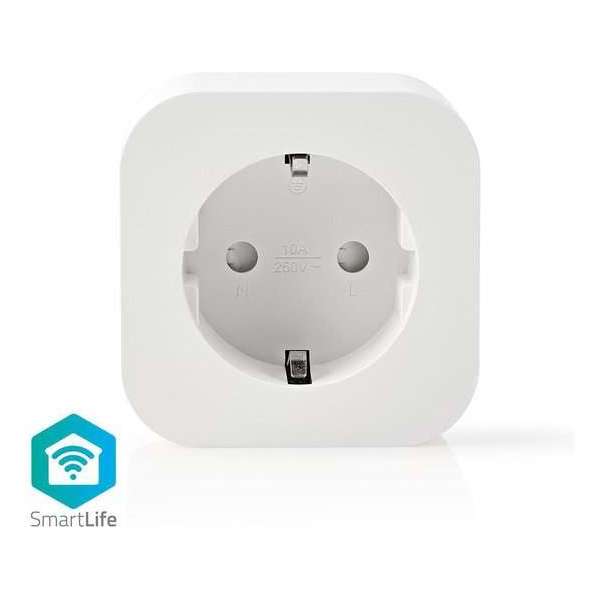 WI-FI Smart Stekker | 2500 W | Schuko / Type-F (CEE 7/7) | -10 - 45 °C | Android & iOS | Wit WI-FI Smart Stekker | 2500 W | Schuko / Type-F (CEE 7/7) | -10 - 45 °C | Android & iOS | Wit