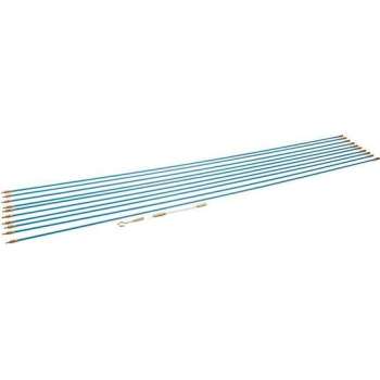 Silverline Kabel Plaats Gereedschap Set - 10 x 1 meter - 13 Delig