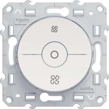 3 standen schakelaar - Wit - Odace - Schneider Electric - S520243