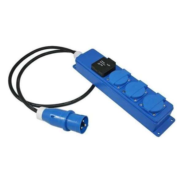 Haba Quatro Unit 1.5 meter + USB - verdeelstekker camping Haba Quatro Unit 1.5 meter + USB - verdeelstekker camping