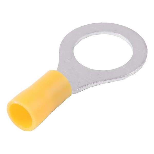 Ringkabelschoen Geel 13.0-19.2 mm - Gat diameter 6.7 mm - M12 - 100 Stuks Ringkabelschoen Geel 13.0-19.2 mm - Gat diameter 6.7 mm - M12 - 100 Stuks