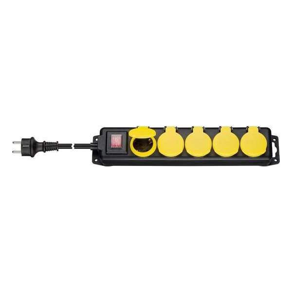 Goobay 5-voudige stekkerdoos 3m spatwaterdicht Goobay 5-voudige stekkerdoos 3m spatwaterdicht